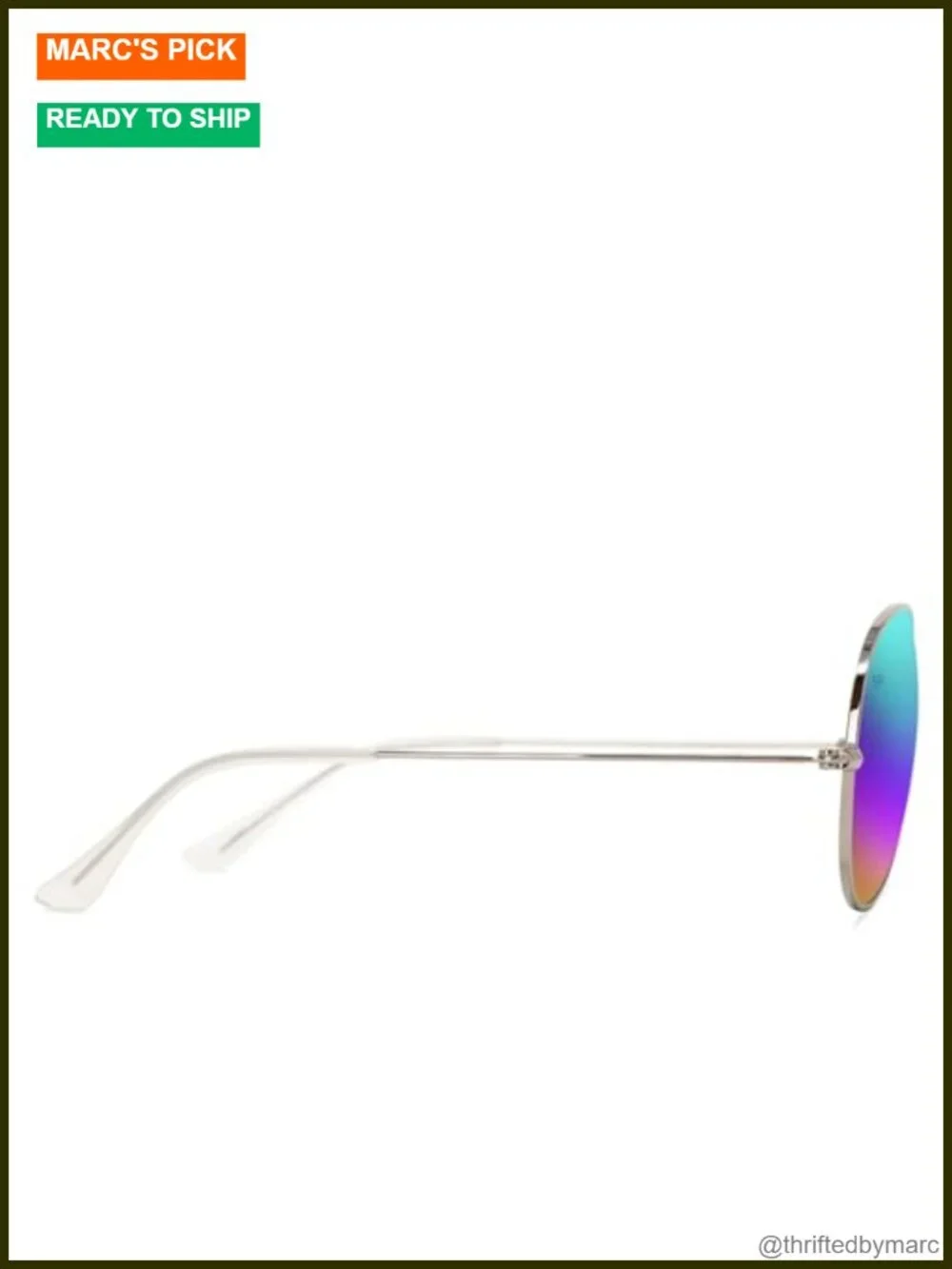 Polarized Aviator Sunglasses Stainless Steel Frame